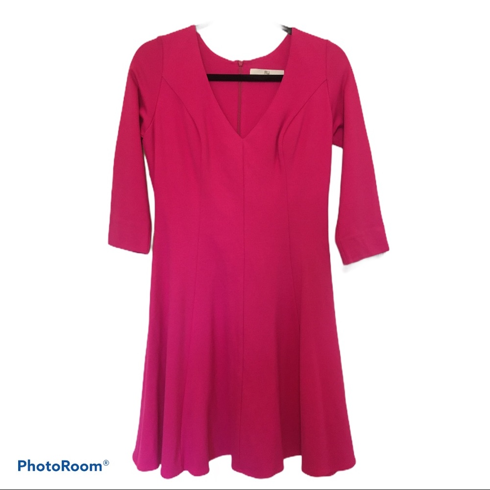 🌸Hot Pink Flare Mini Dress